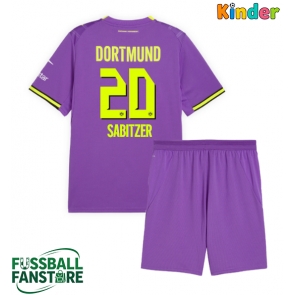 Borussia Dortmund Marcel Sabitzer #20 Replik 3rd trikot Kinder 2026-27 Kurzarm (+ Kurze Hosen)